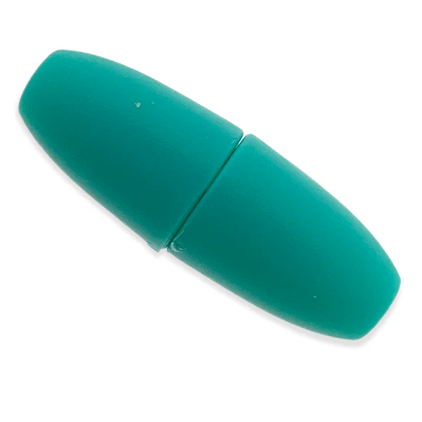 Veiligheidssluiting turquoise 24x9mm per stuk