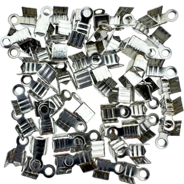 Veterklemmen zilver 7x4x4mm- per 4 gram