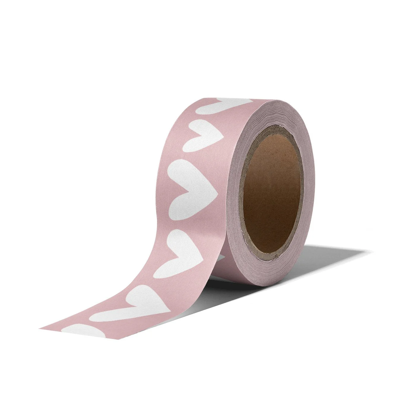 Washitape Ethnic hearts roze/wit 15mm - 10 meter