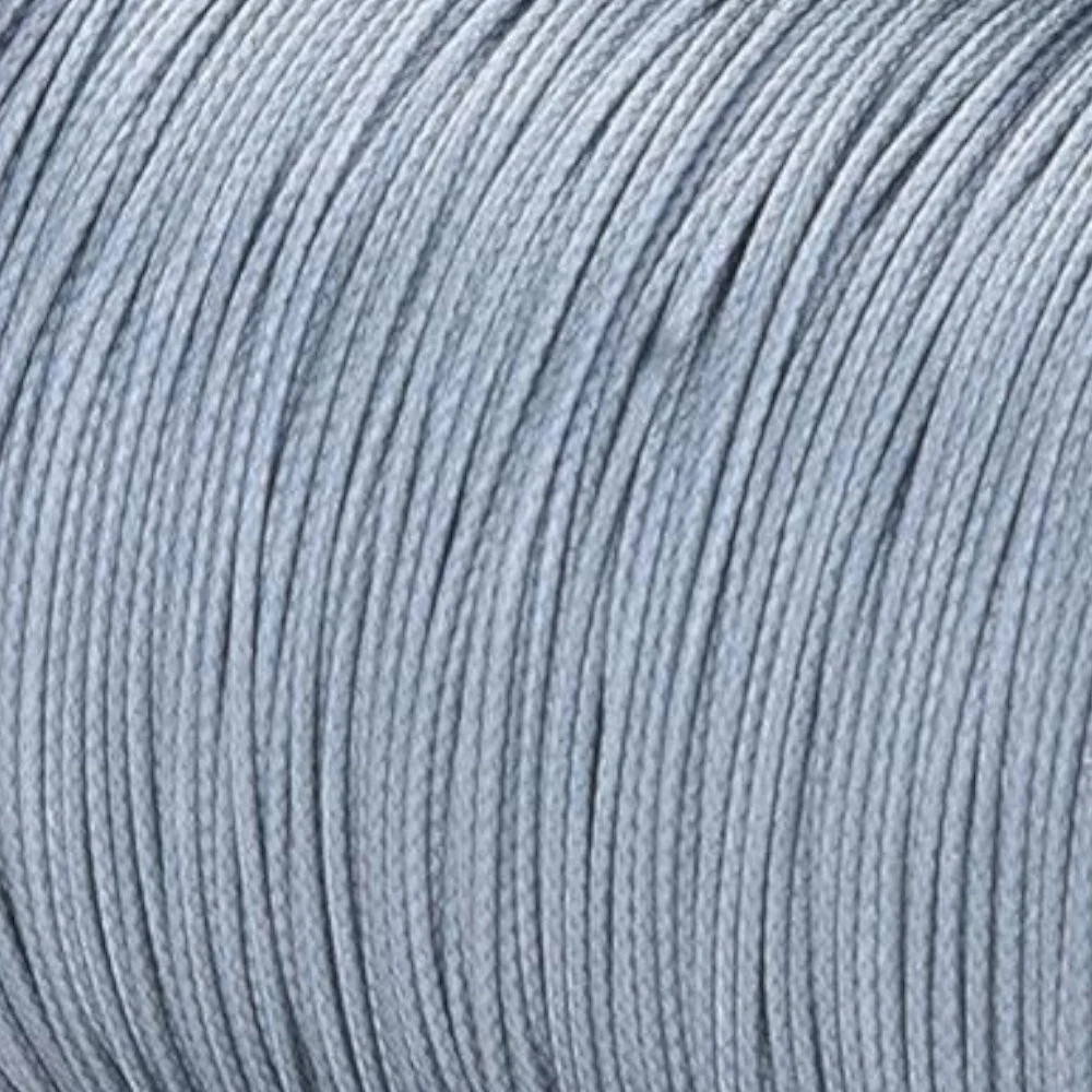 Waxkoord shiny Dark Grey 0,9mm - 5 meter