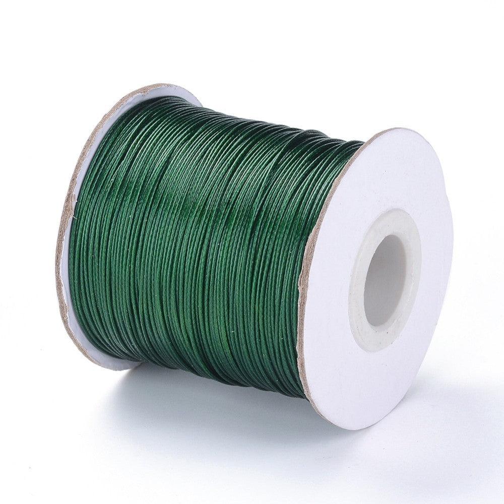 Waxkoord shiny Green 0,9mm - 5 meter - Image 2