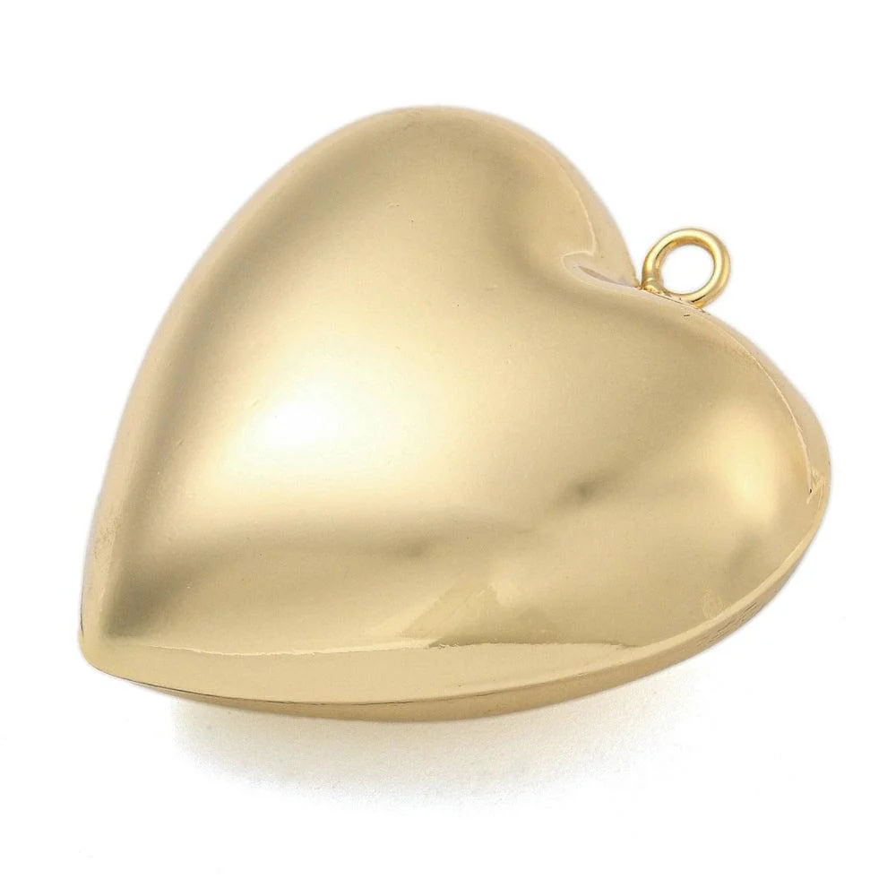 XL Bedel Hart 18K Gold Plated 36mm - per stuk - Image 2