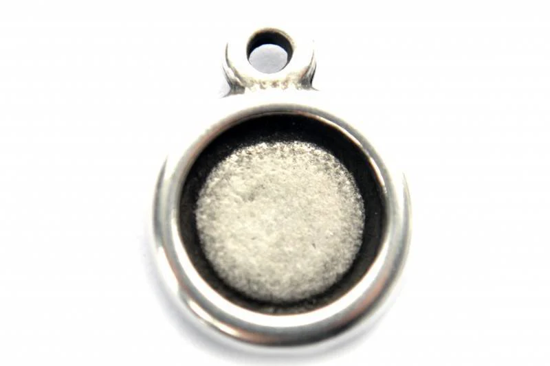 Cabochon setting 12mm zilver DQ