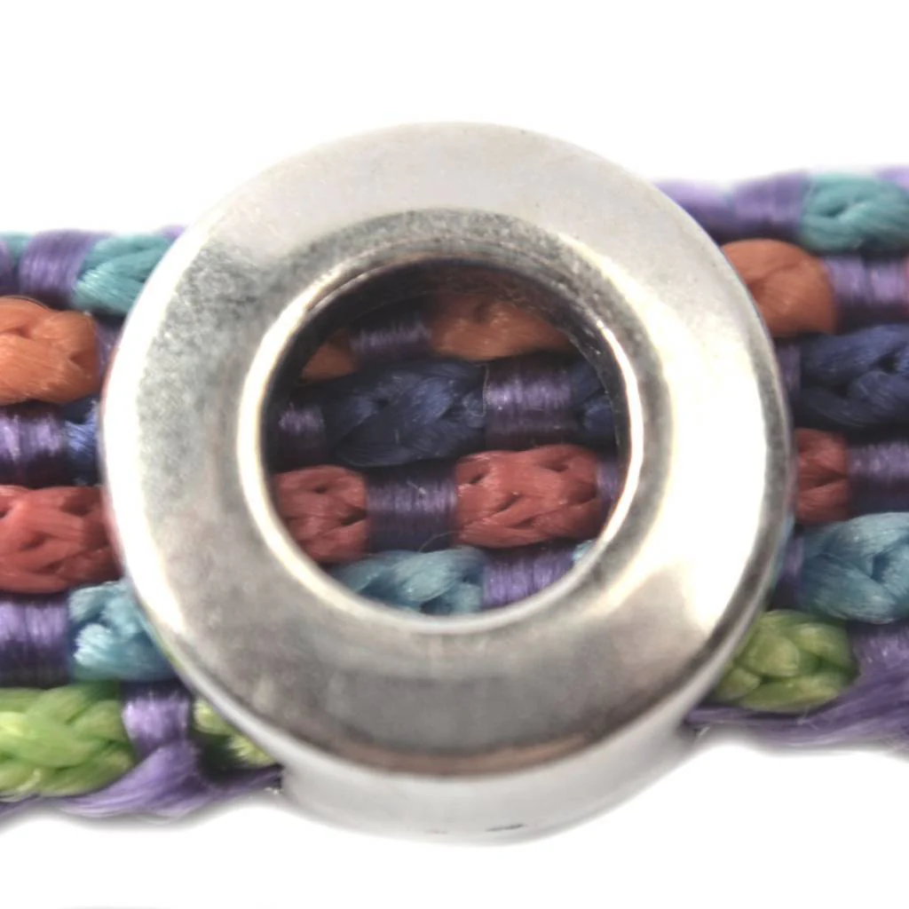 Leerschuiver rond Ø10x2.5mm Zilver DQ 14mm