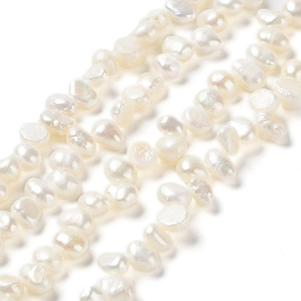 Zoetwaterparel naturel 6x5mm- per stuk