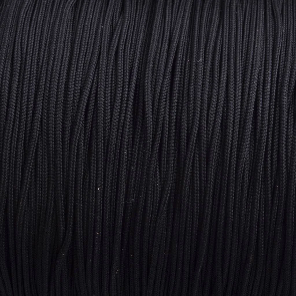 Nylon rattail koord zwart 0.8mm - vanaf 5 meter